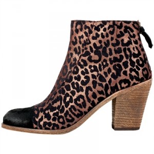 tronchetto in pelle leopardata